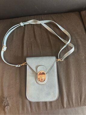 Fancy Blue Crossbody Phone Bag 💃